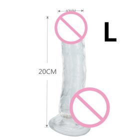 Men's Strap-on Realistic Dildo Pants for Men Double Dildos With Rings Man Strapon Harness Belt Adult Games Sex Toys (style: GS33-L)