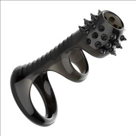 Cock Ring Reusable Silicone Delay Ejaculation Stronger Erection Sex Yoys Adult Supplies Linen Nozzle Ring Cock Sex Toys For Men (style: 4)