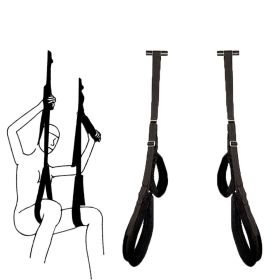 Upgraded Sex Swing Sex Furniture Fetish Bandage Adult game Soft Seat And Leg Pad Hanging Erotic Swing Sex Toys for Couples Flirt (style: Simple version)