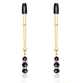 Metal Nipple Clamp with Metal Chain for Women Fetish to Breast Labia Clip Stimulation Massager Bdsm Bondage Sex Products (Color: 01)