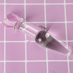 High-grade Crystal Glass Dildo Penis Glass Beads Anal Plug Butt Plug Sex Toys For Man Woman Couples Vaginal And Anal Stimulation (Color: 01)